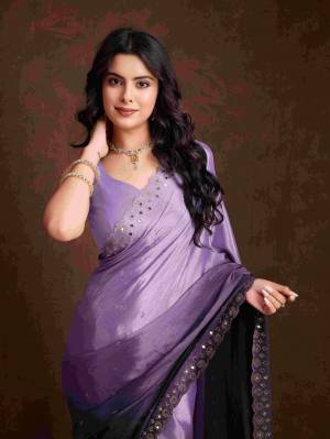 Look Pretty Wearing This Lovely Designer  Saree