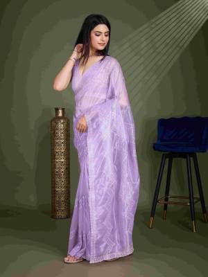Look Pretty Wearing This Lovely Designer  Saree