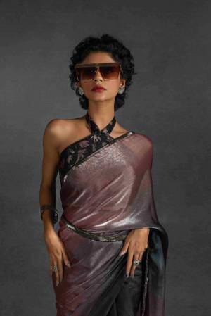 Look Pretty Wearing This Lovely Designer  Saree